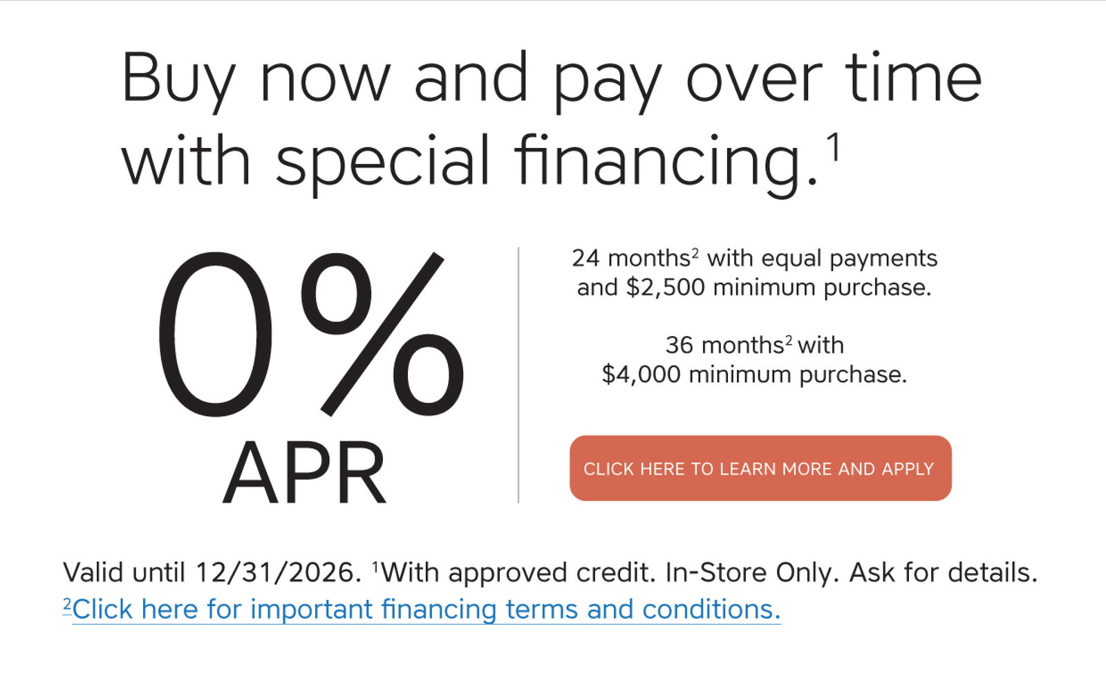 Financing Options