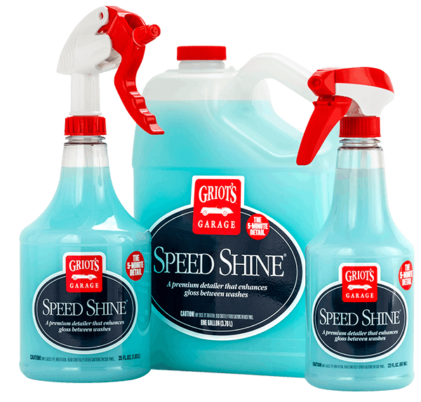 Speed Shine available in 22oz, 35oz and gallon