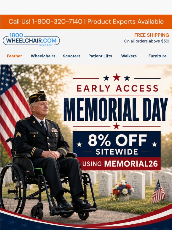 Early Access: Memorial Day Savings Start Now