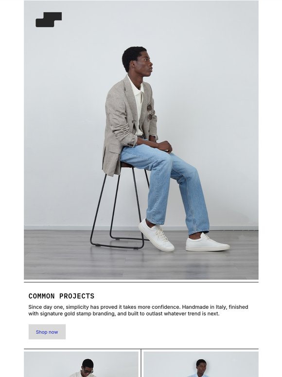 Common Projects. Built beyond trends.