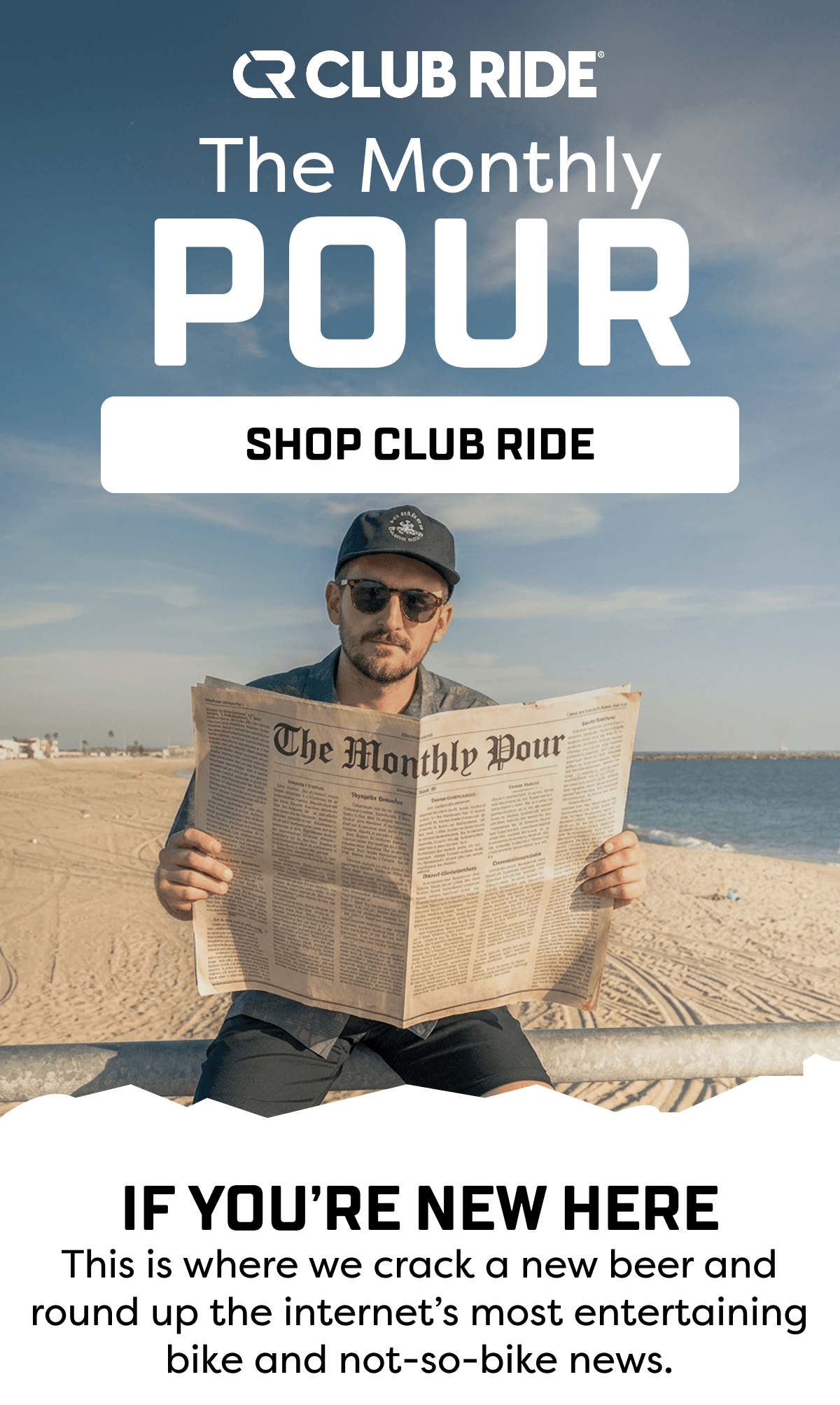 The Monthly Pour. This is where we crack a new beer and round up the internet’s most entertaining bike and not-so-bike news.