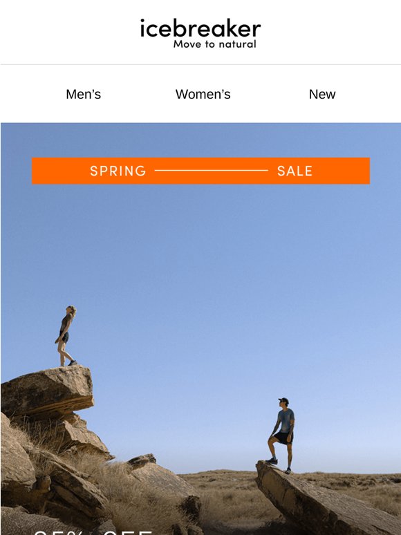 Spring Sale: 25% off almost everything