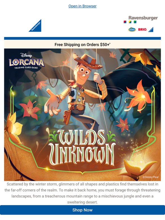 Wilds Unknown Available Today!