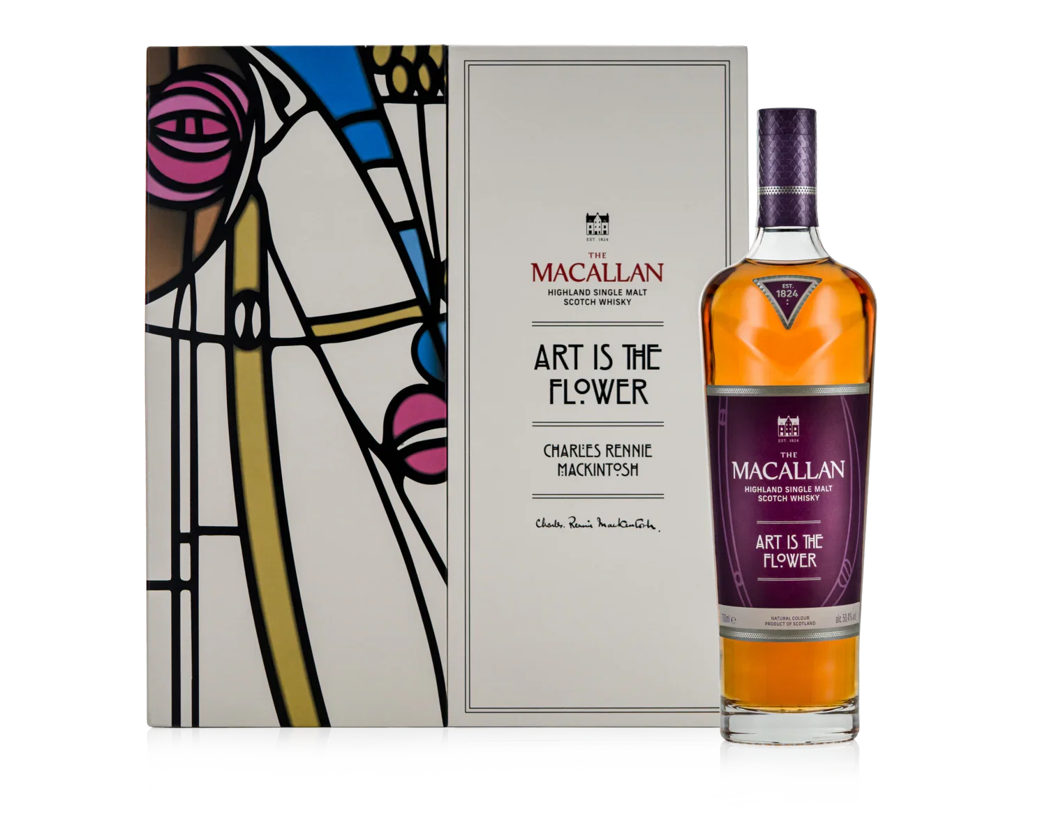 Image of Macallan Art is the Flower Single Malt Scotch Whisky - 70cl 50.4%
