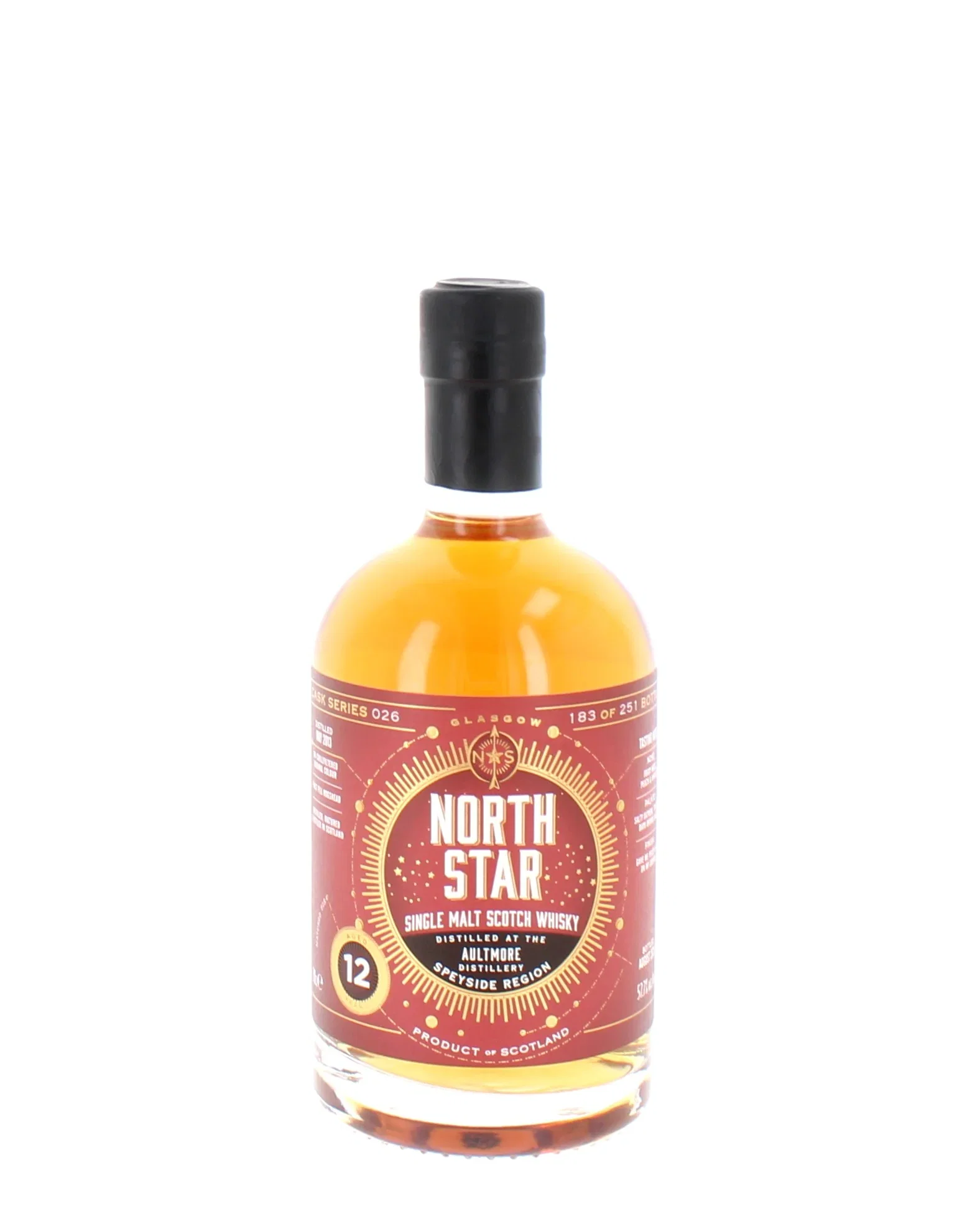 Image of North Star Aultmore 12 Year Old Speyside Single Malt - 70cl 57.7%