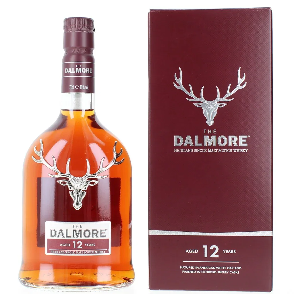 Image of Dalmore 12 Year Old Highland Single Malt Scotch Whisky - 70cl 40%