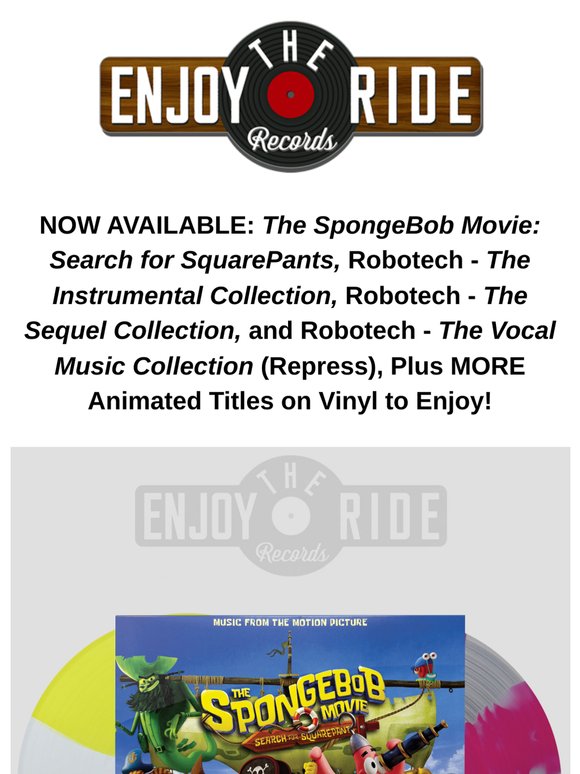 NOW Available: 3 Robotech Releases & The SpongeBob Movie: Search for SquarePants, Music by John Debney