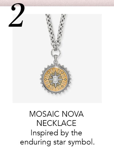 Two: Mosaic Nova Necklace - Inspired by the enduring star symbol.