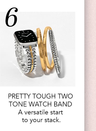 Six: Pretty Tough Two Tone Watch Band - A versatile start to your stack.