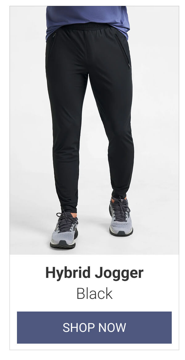 Black Hybrid Jogger