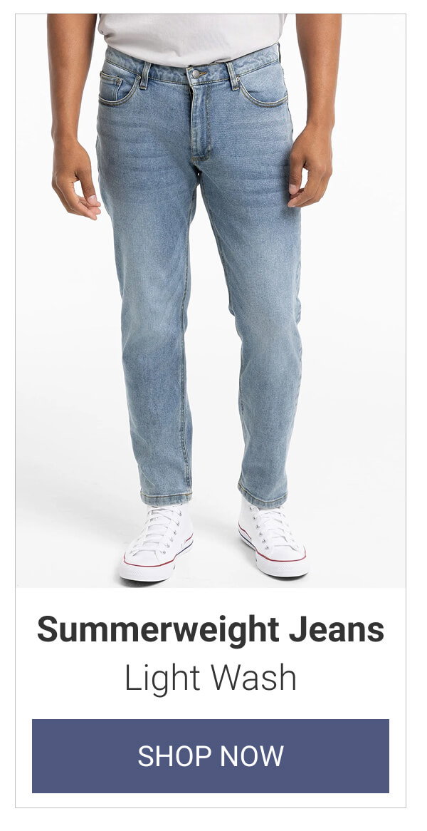 Light Waash Summerweight Jeans