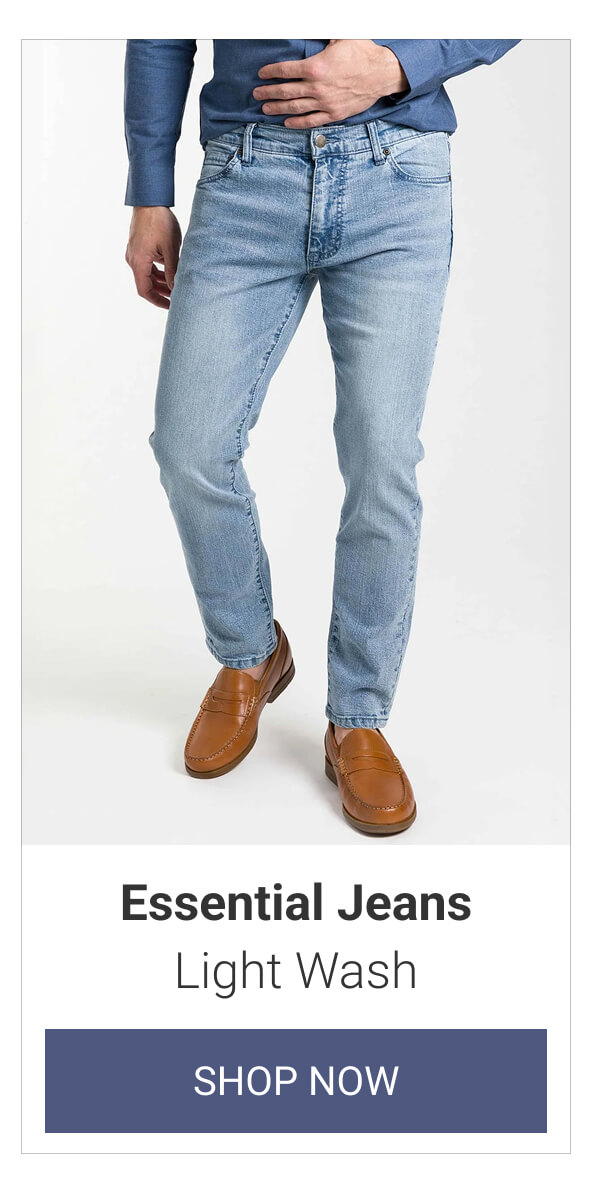 Light Wash Essential Jeans