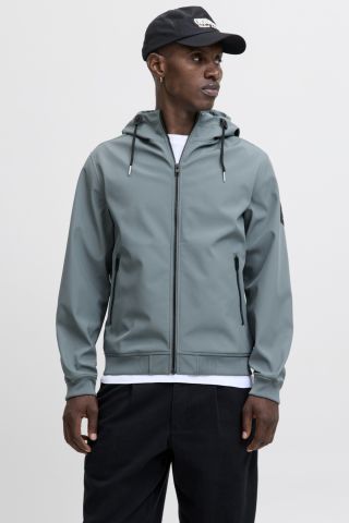JJEBASIC SOFTSHELL HOOD NOOS 12236300 Stormy Weather