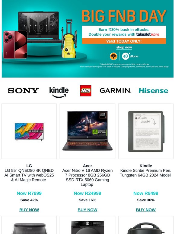 —, your Big FNB Day deals are here! 💰🔥