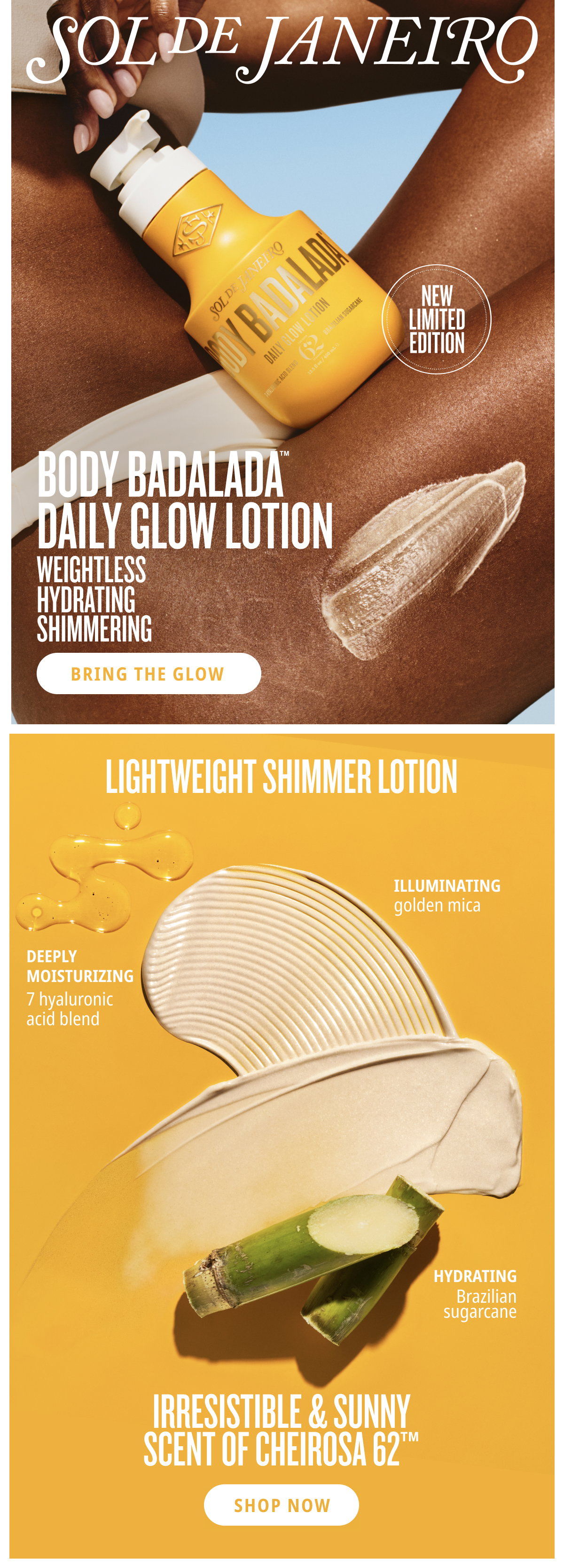 Body Badalada™ Daily Glow Lotion - BRING THE GLOW