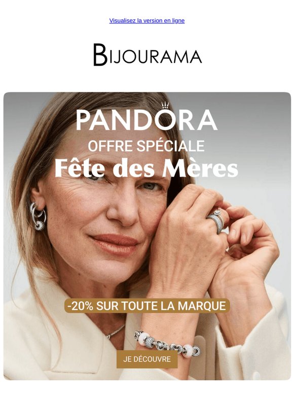 Pandora : -20% sur tout ❤️
