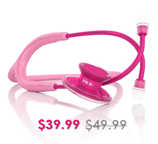 Stethoscope MDF Instruments Acoustica Pinkalloy and Cosmo
