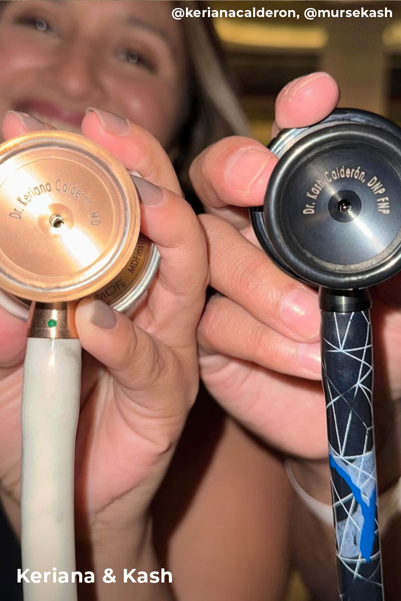 Custom Stethoscope Engraving MDF Instruments