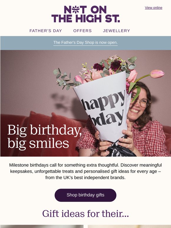 A milestone birthday on the way?