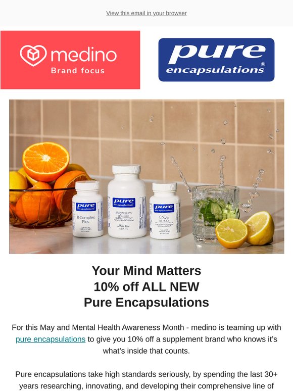 Pure Encapsulations Supplements 🌟 The Pure Difference