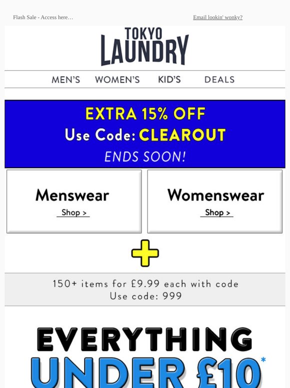 Everything Under £10!