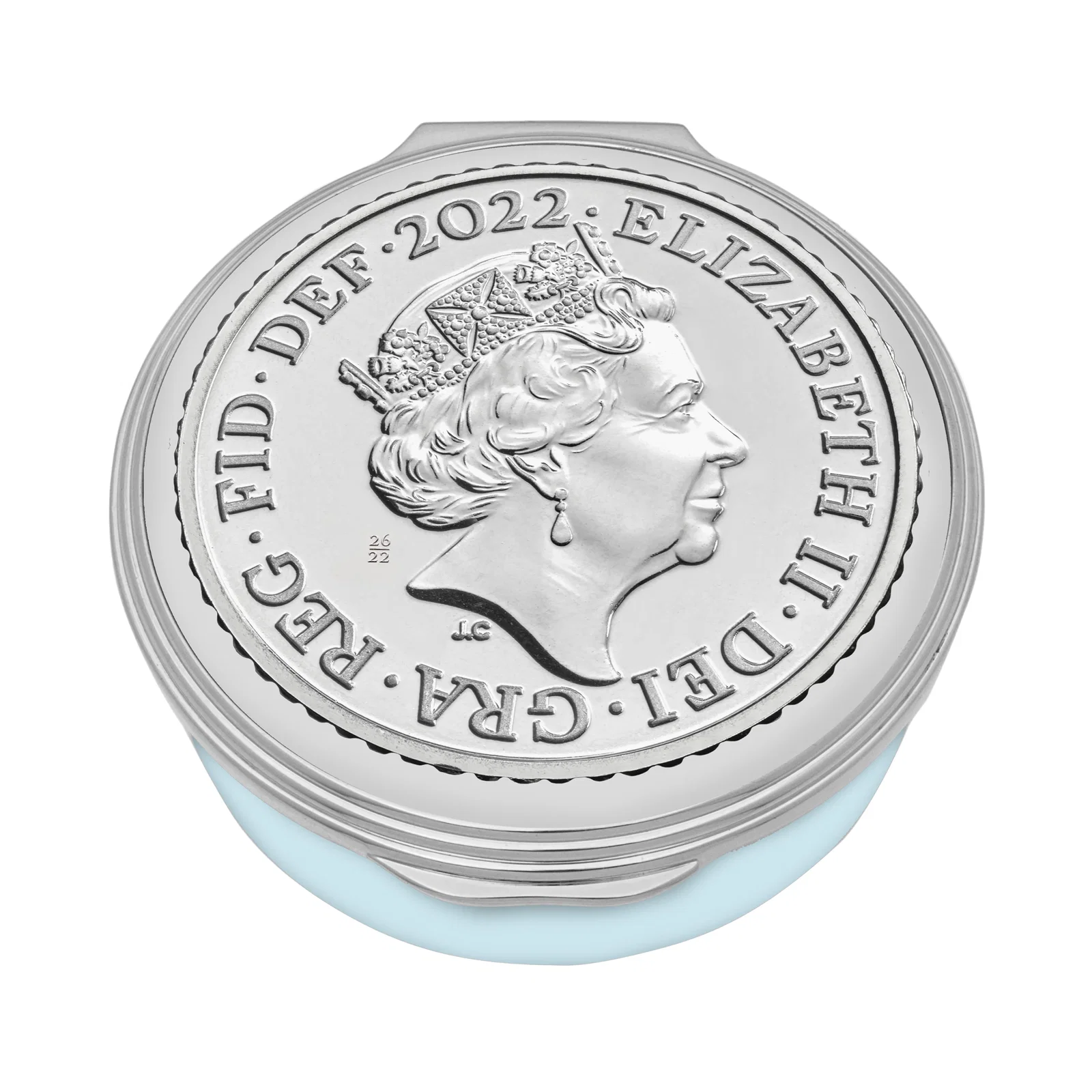 Image of Her Majesty Queen Elizabeth II - 2022 Commemorative Coin Enamel Box