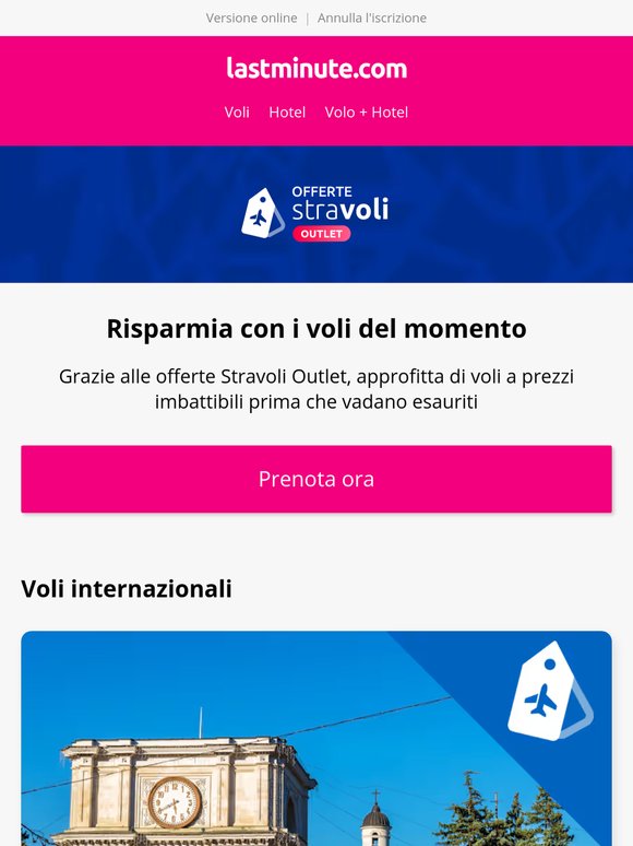 Ogni settimana le nostre migliori offerte volo