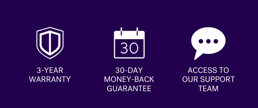 3-year warranty