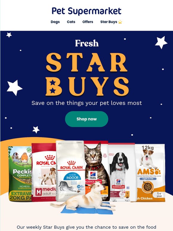Treat your pet to these Star Buys