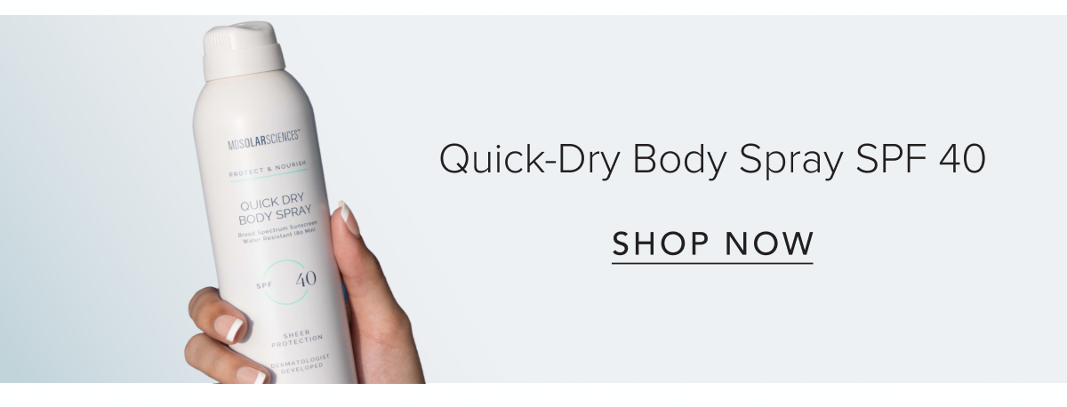 Quick Dry Body Spray SPF 40