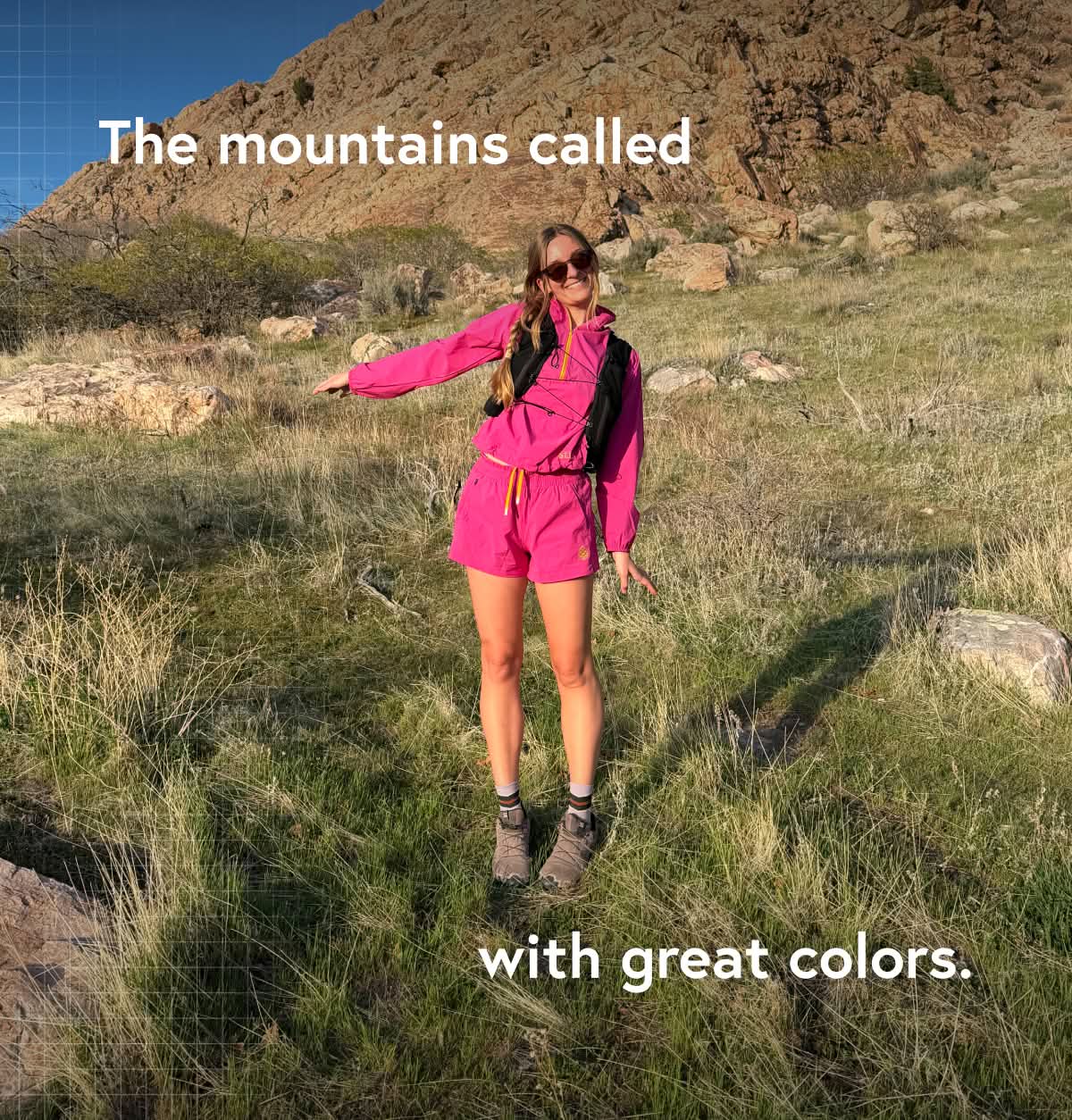 The mountains called with great colors.