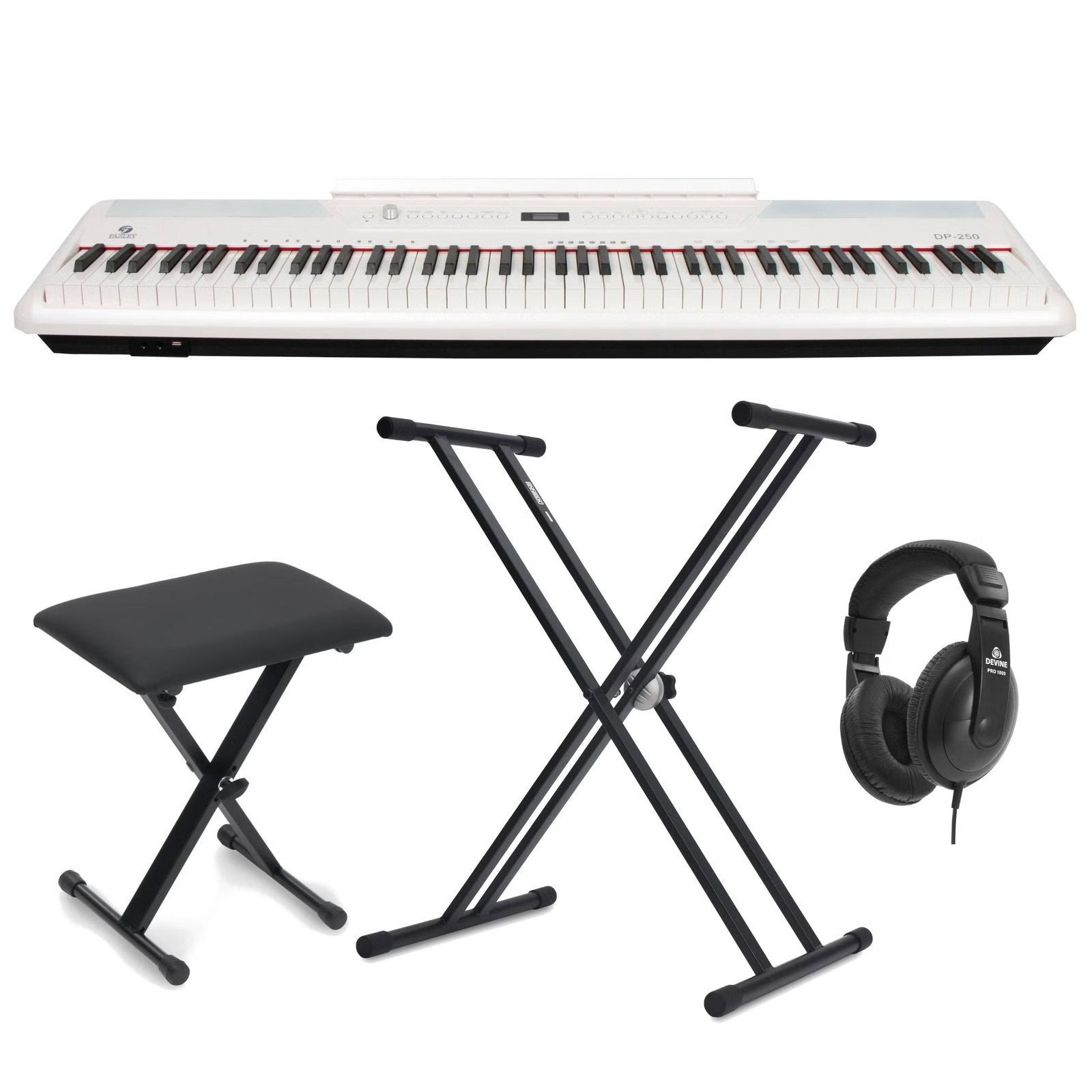 Fazley DP-250-WH Piano starter set Basic