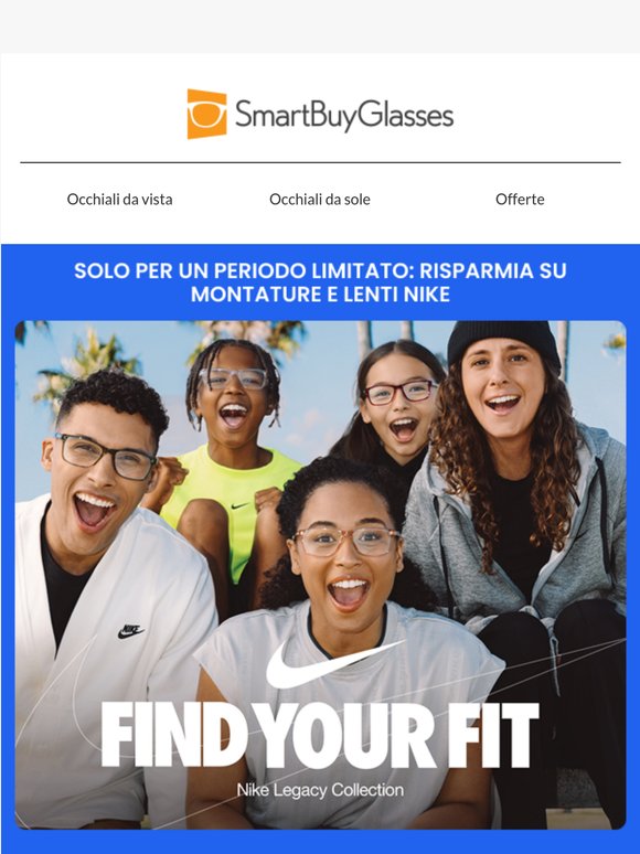Pensati per il movimento: occhiali Nike