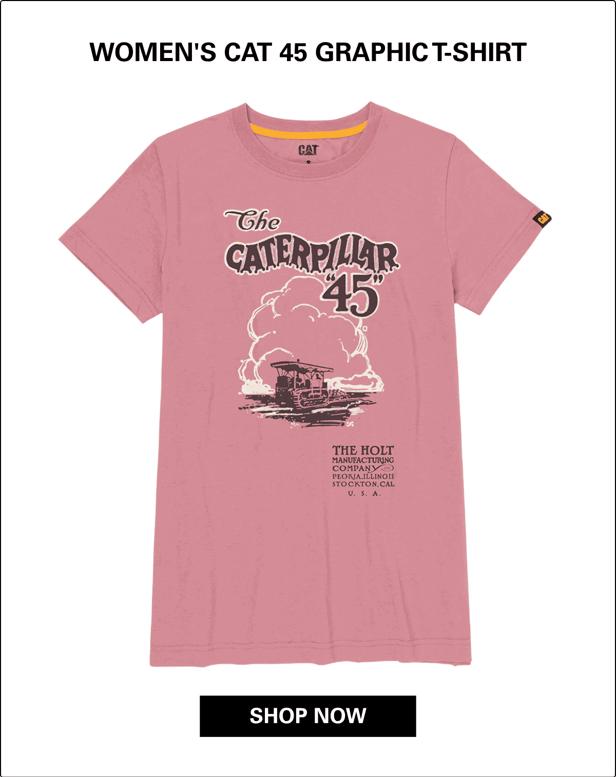 Open media 1 in modal WOMEN'S CAT 45 GRAPHIC T-SHIRT