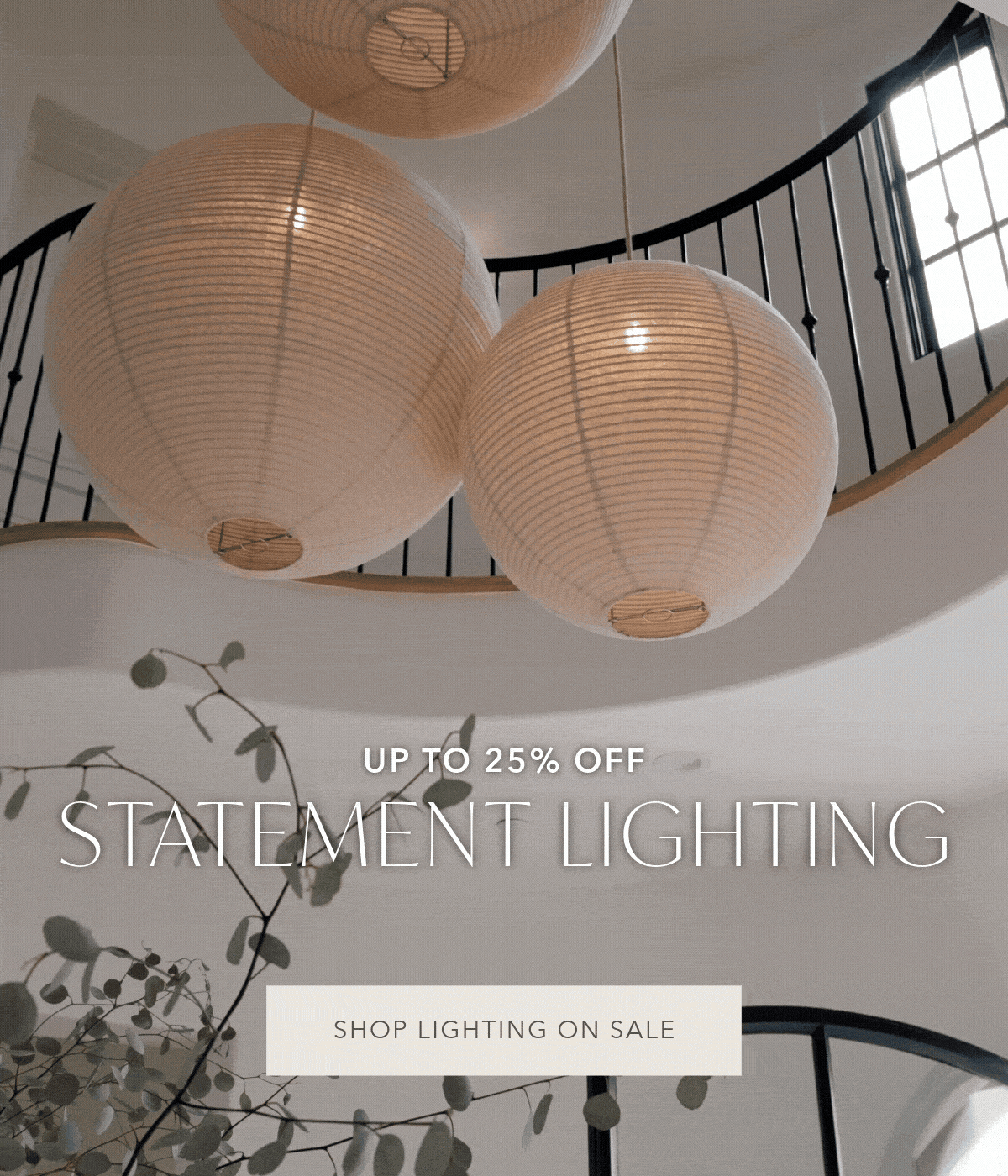 Statement Lighting Up to 25% OFF
