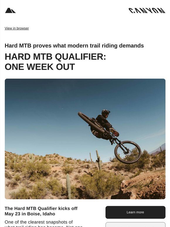 One week out: Hard MTB Qualifier is coming
