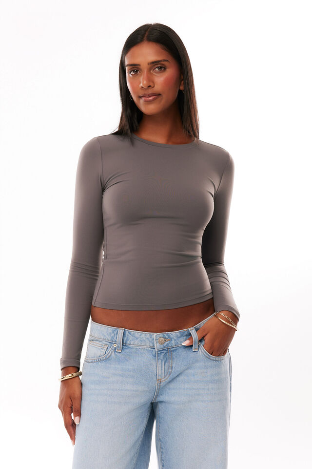 Sleek Miley Long Sleeve Top $18.75