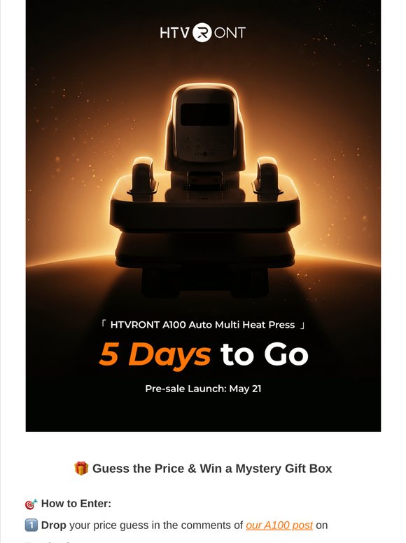 ⏰ 5 Days to Launch: Guess Price & Win! 🎁