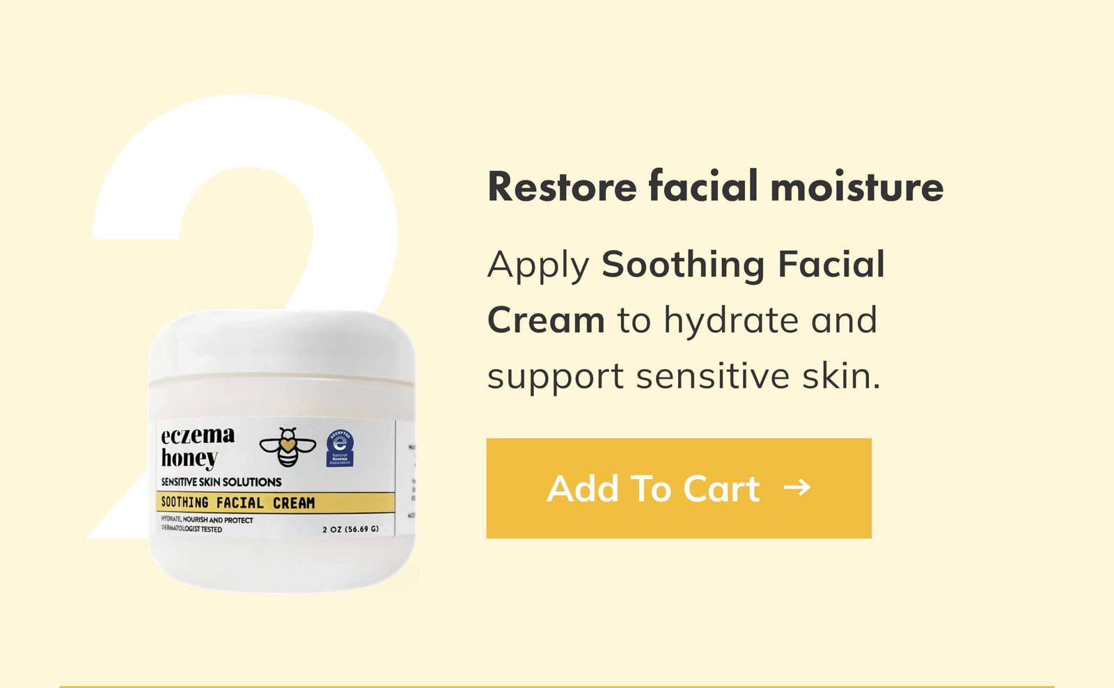 Restore facial moisture