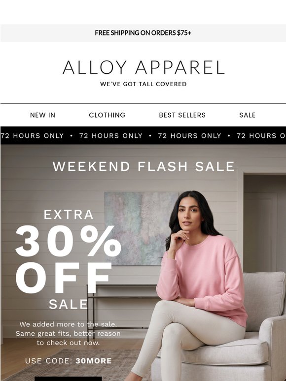 EXTRA 30% Off This Weekend 🚨