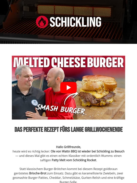 Patty Melt vom Schickling Rocket – brutal lecker!