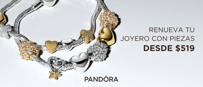 Pandora Moments spring charms on model