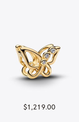 Butterfly Openwork Charm