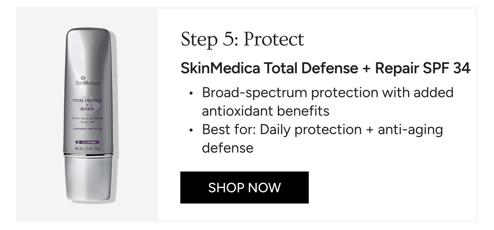 SkinMedica Total Defense + Repair SPF 34