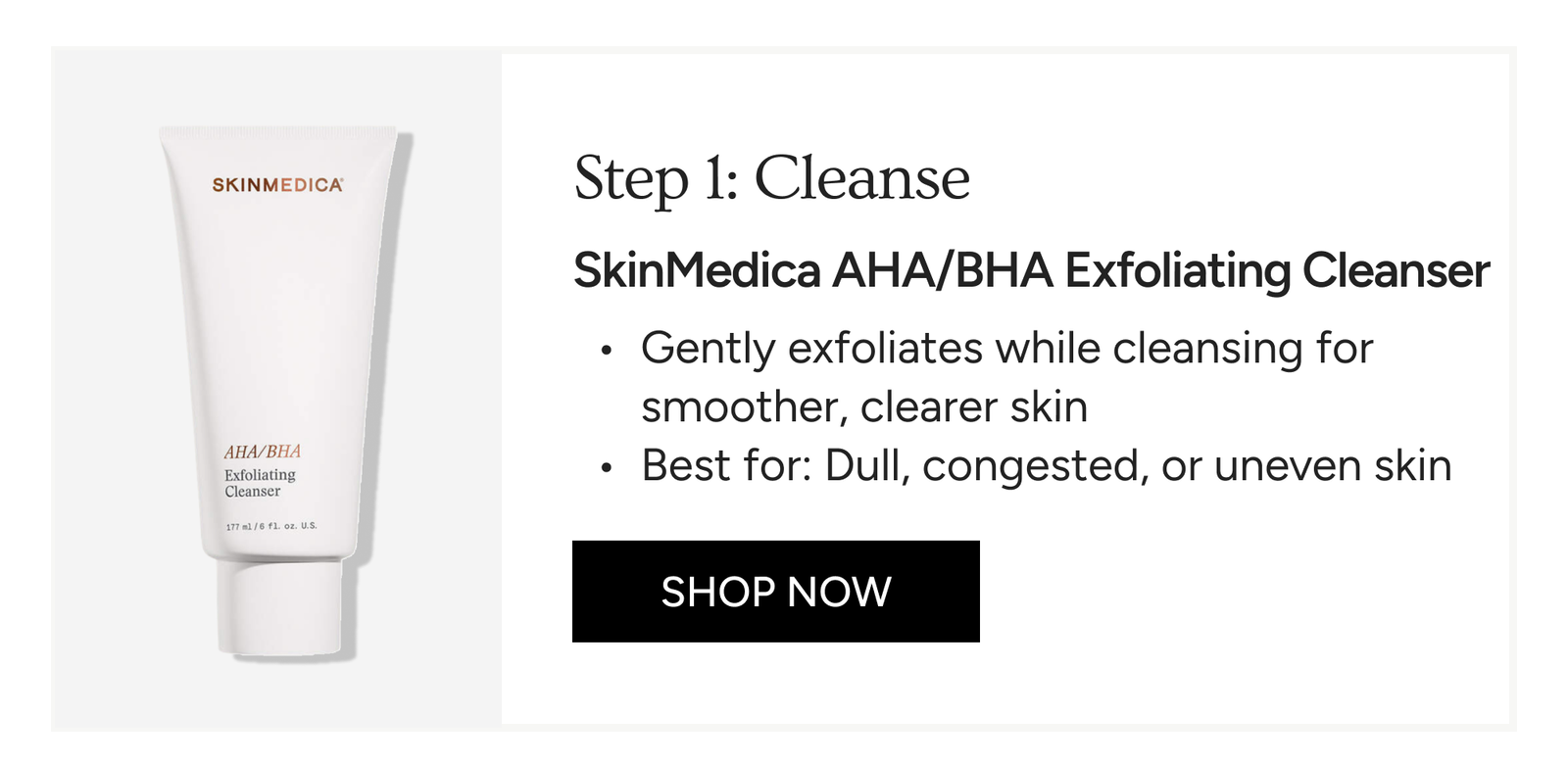 SkinMedica AHA/BHA Exfoliating Cleanser