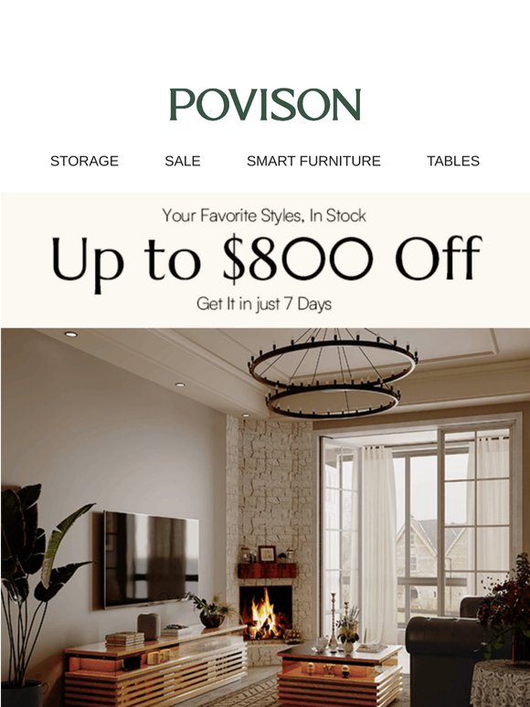 Get It in 7 Days & Save Up to $800