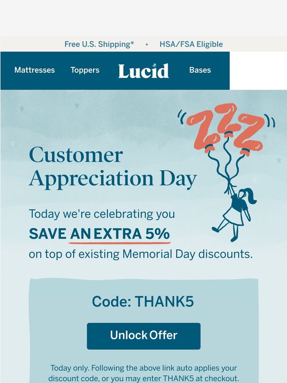 It's Customer Appreciation Day! 🎈