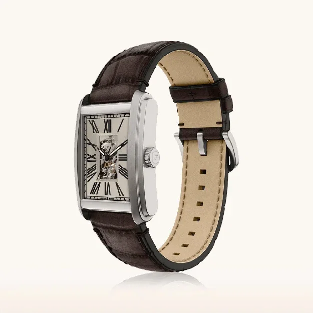 Fossil Carraway Brown Leather Watch