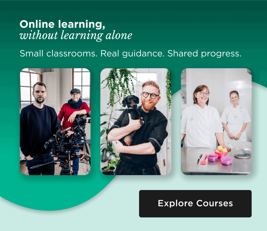 Online learning, without learning alone