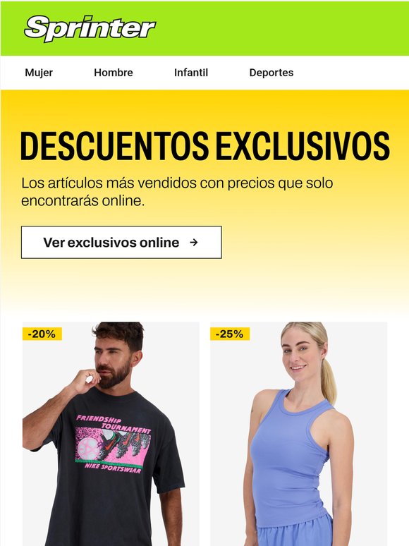 Descuentos exclusivos online 🚨